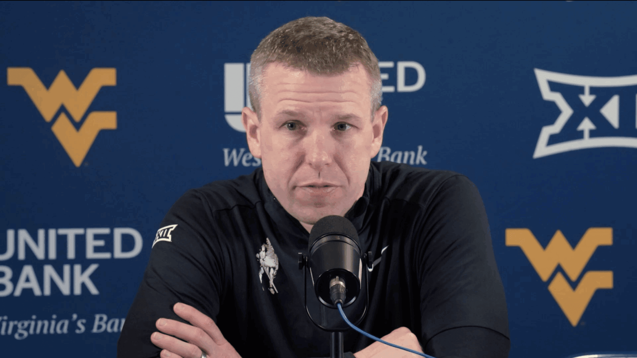 WVU Basketball HC Ross Hodge after Mercyhurst game