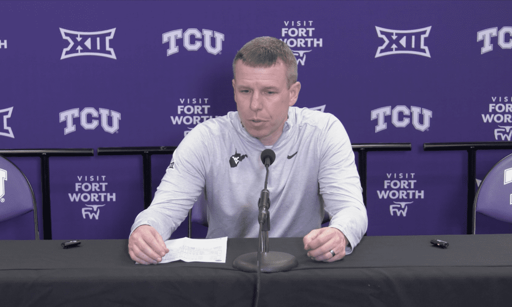 WVU Basketball HC Ross Hodge at TCU