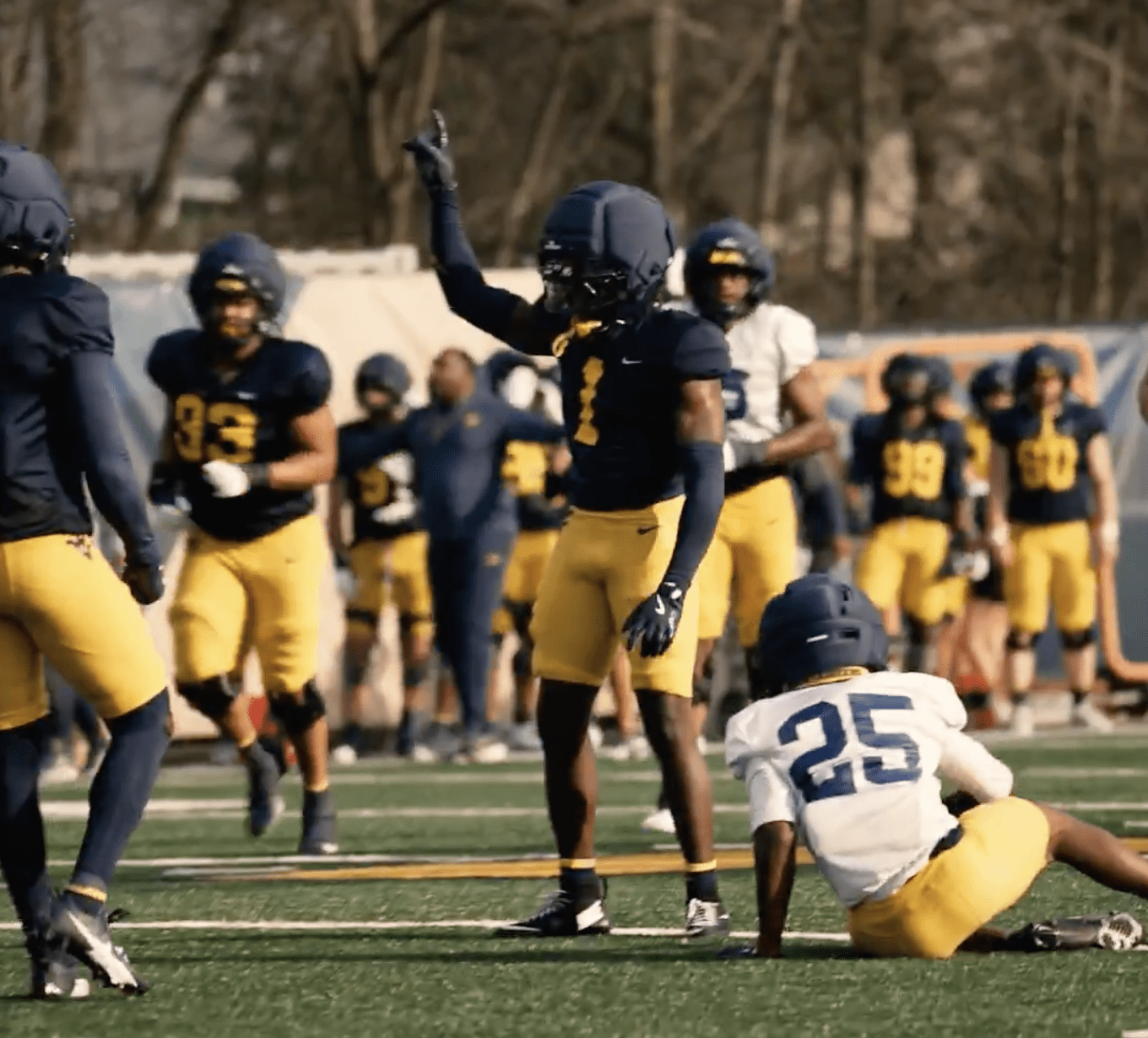 WVU Football DB Geimere Latimer