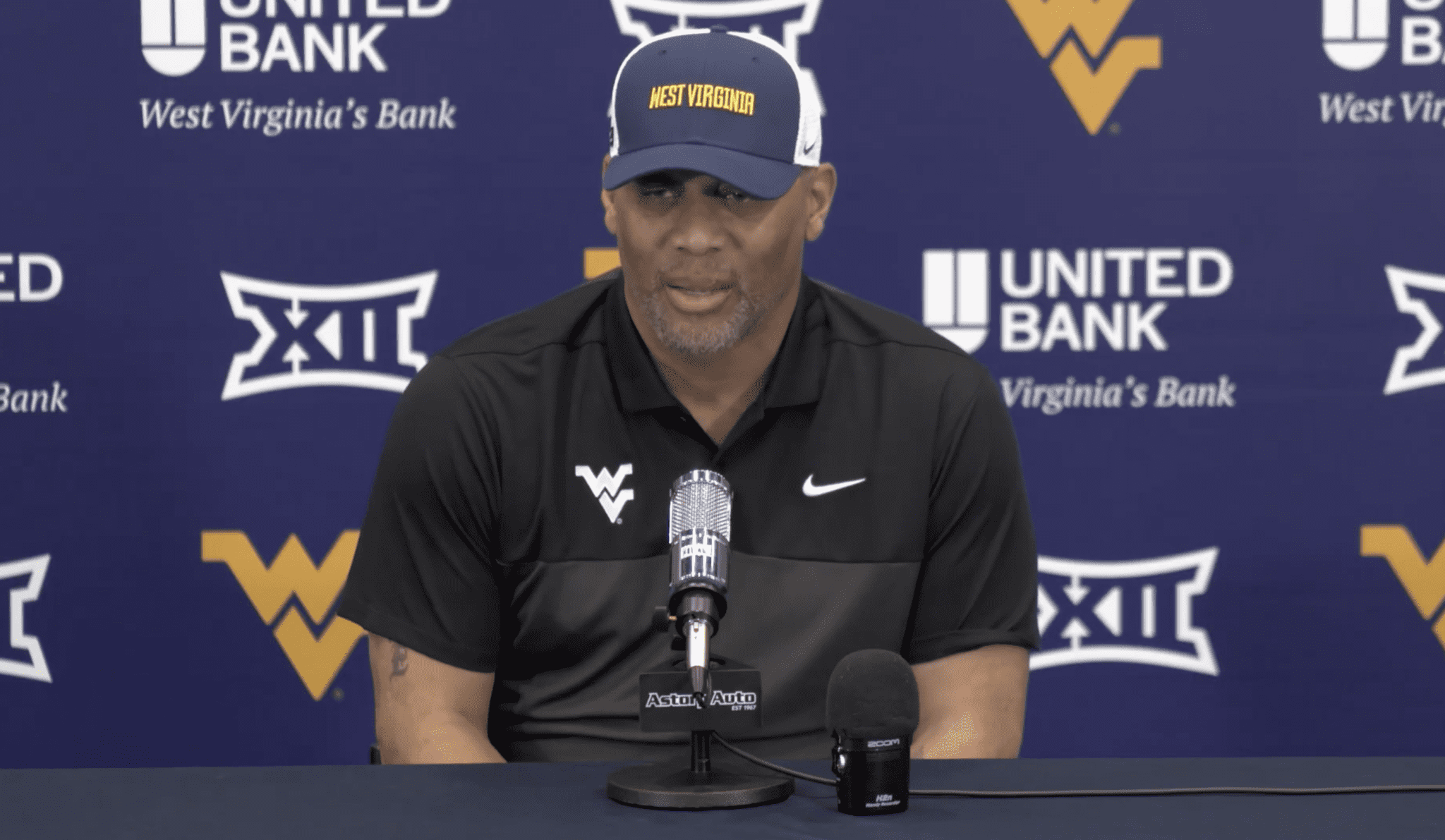 WVU Football DE Coach Deke Adams