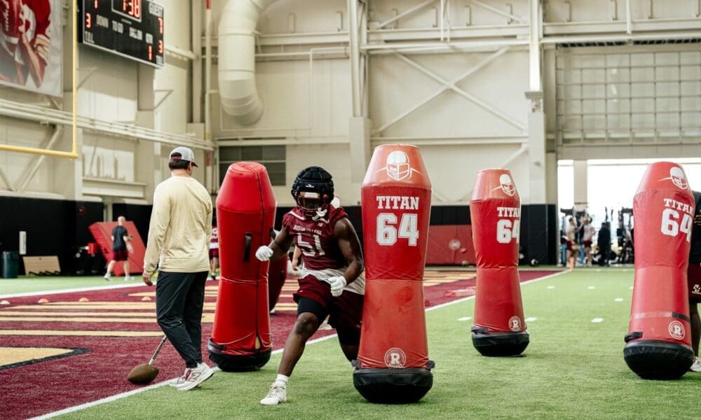 WVU Football DL target Sterling Sanders with Boston College