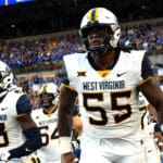 WVU Football DL Dante Stills during Brawl at Pitt
