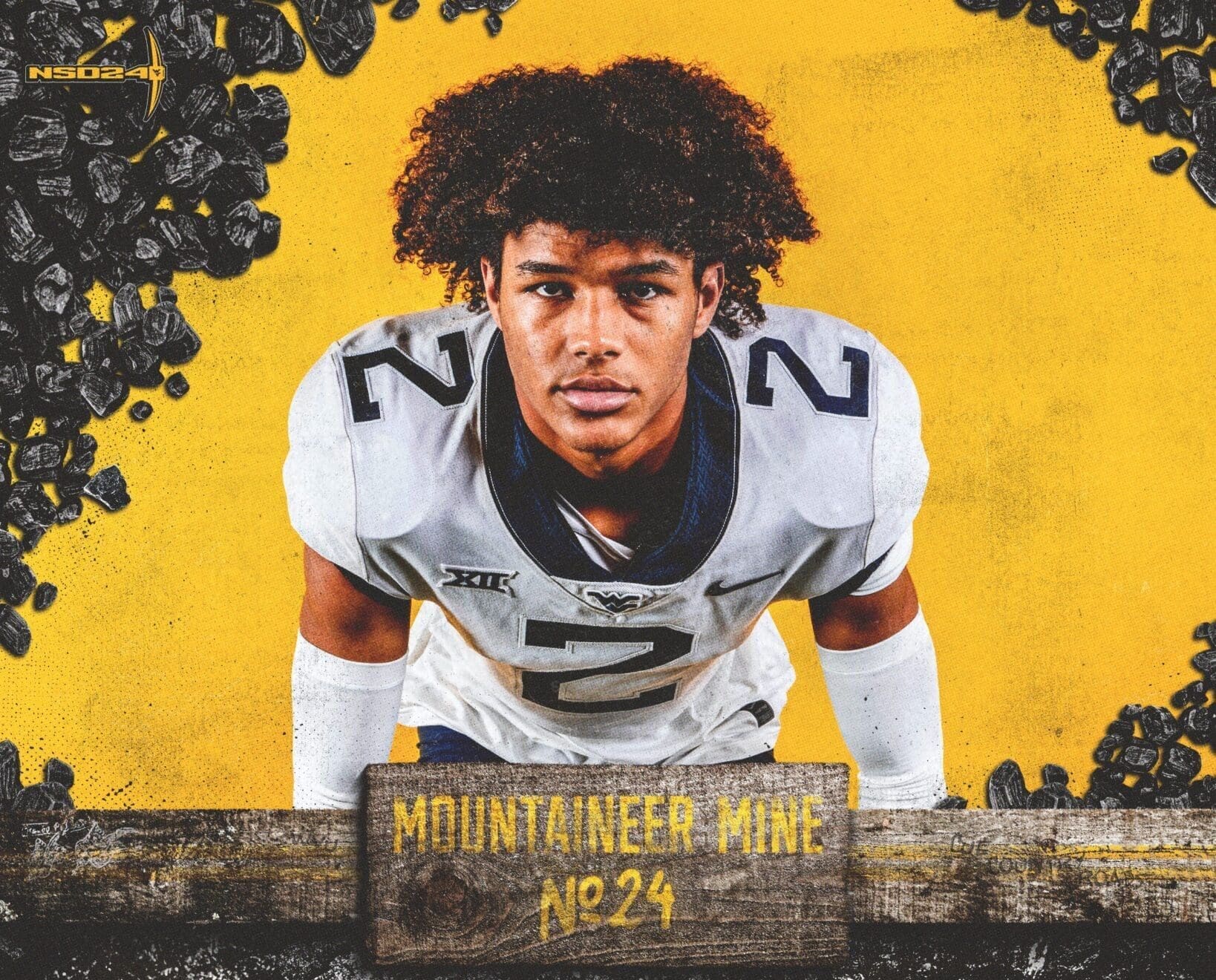 WVU Football DB TJ Crandall