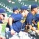 The WVU baseball team practices before the Mountaineers played the Tar Heels in the NCAA Tournament Super Regionals on Friday, June 7, 2024, at Boshamer Stadium in Chapel Hill, N.C. (Mitchell Northam / WV Sports Now)