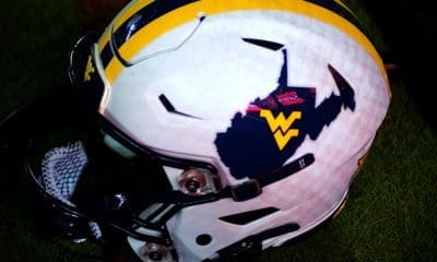 WVU football White helmet