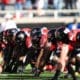WVU Football vs. Texas Tech line of scrimmage