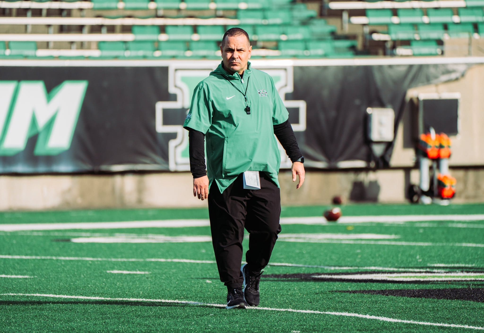 Marshall Football HC Tony Gibson