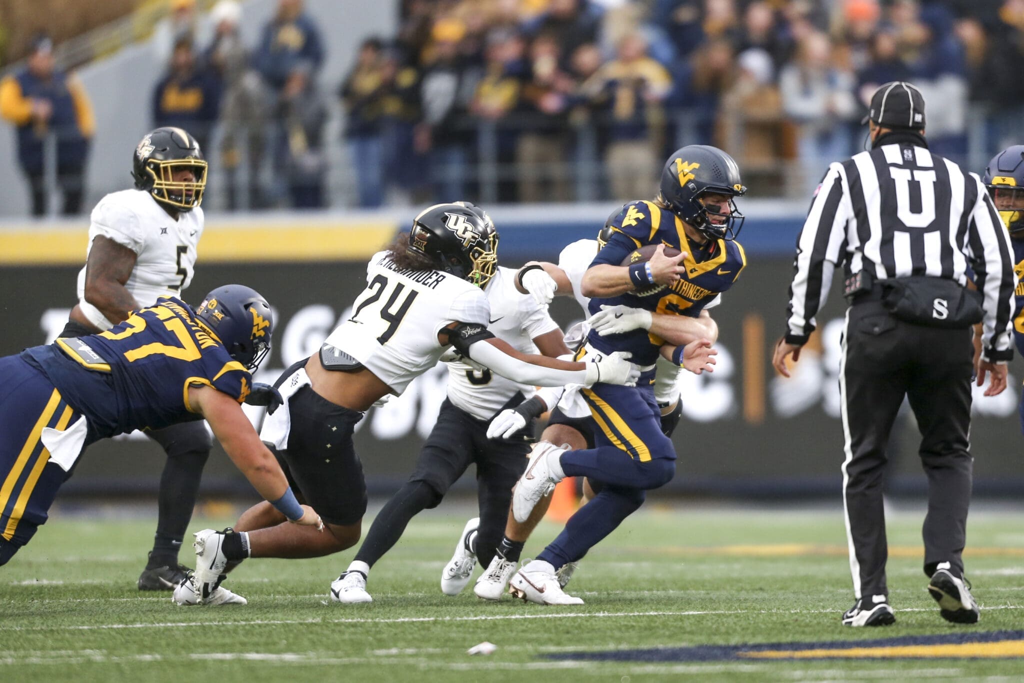 WVU Football QB Garrett Greene against UCF