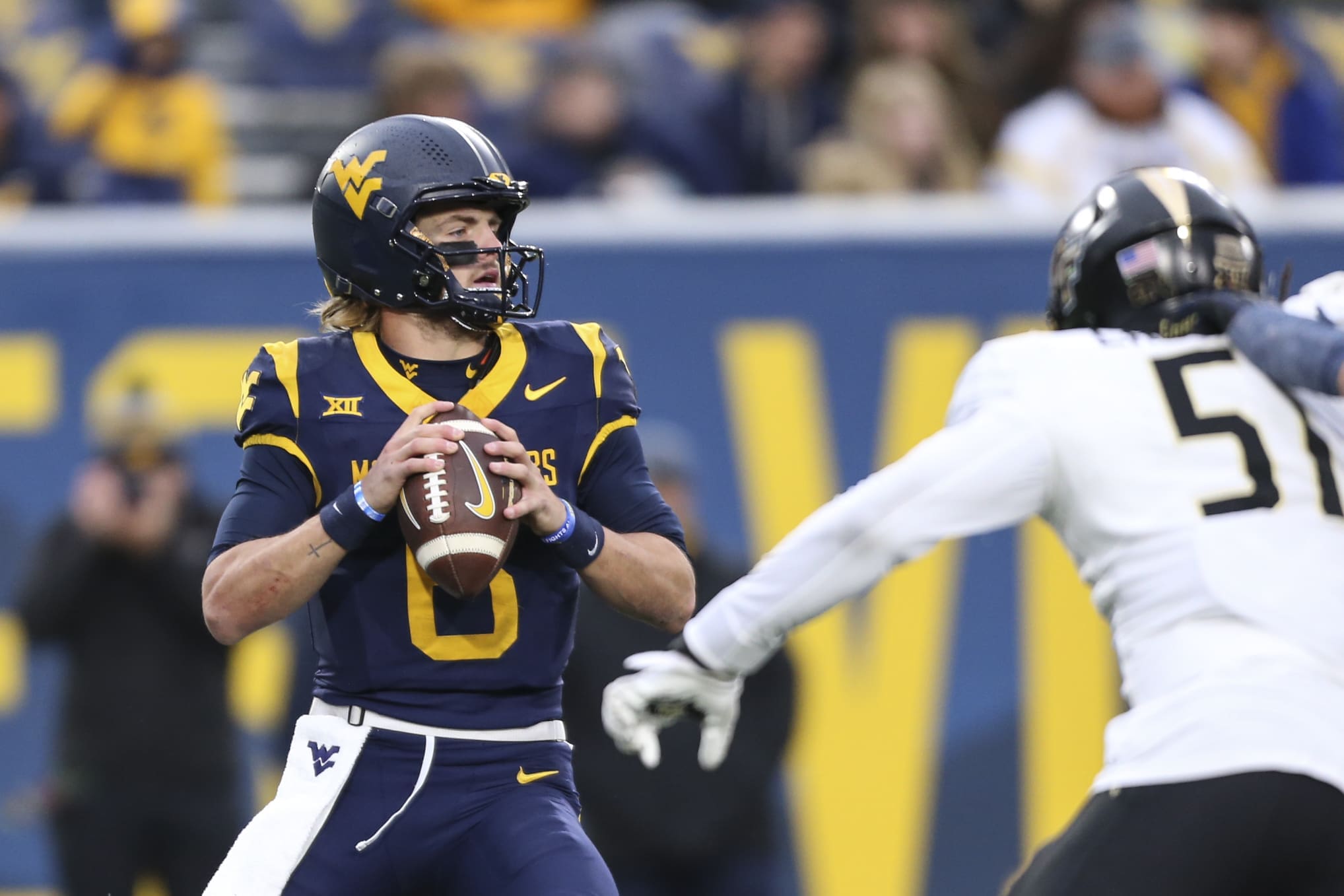 WVU Football QB Garrett Greene against UCF