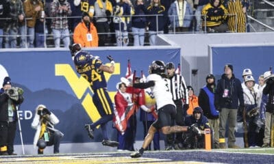 WVU Football WR Rodney Gallagher TD catch