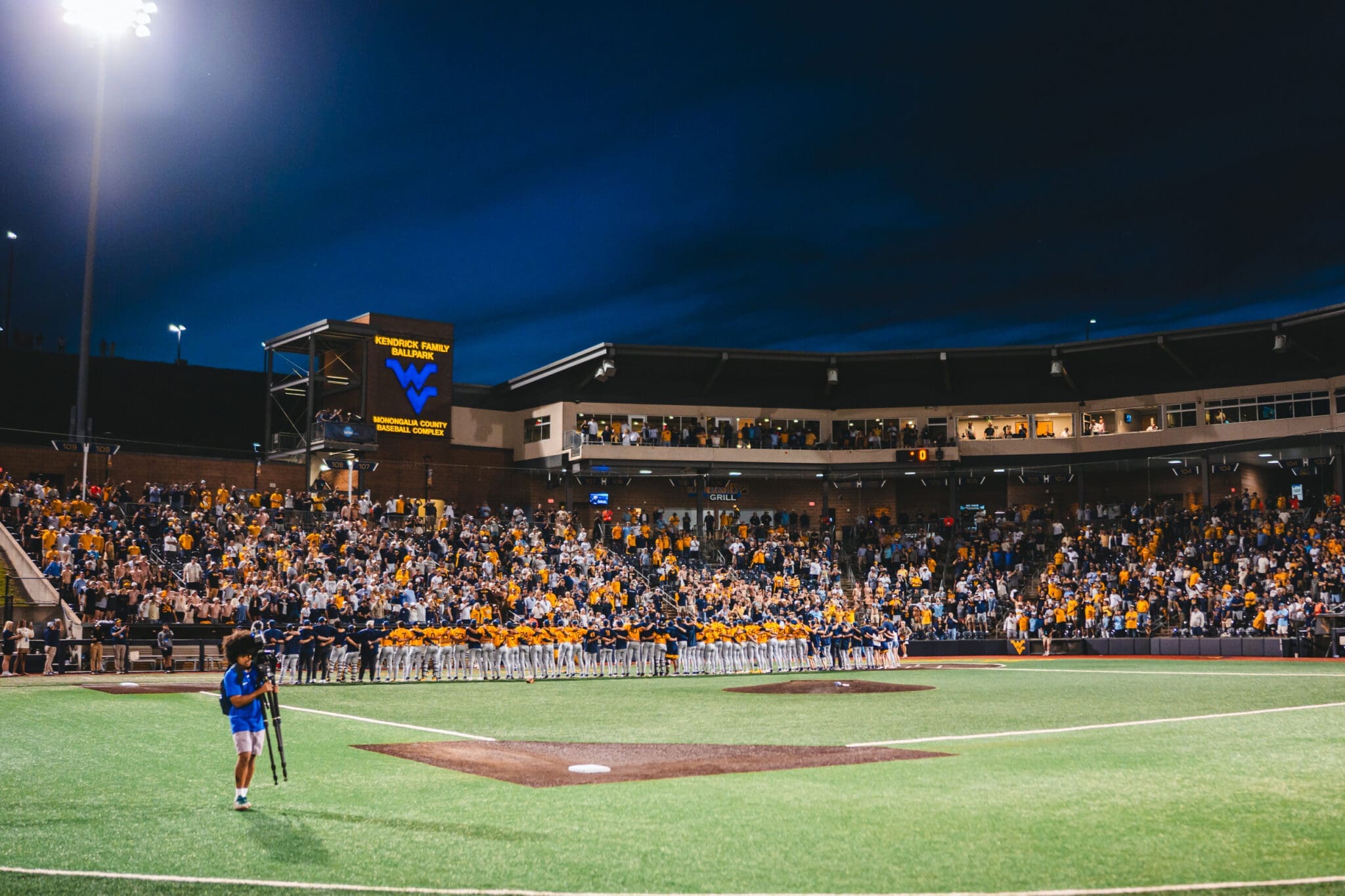 WVU Baseball Kendrick Family Ballpark stock