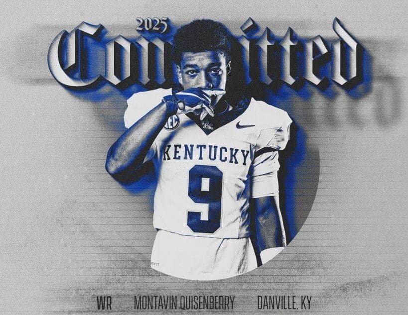 WVU Football WR recruit Montavin Quisenberry flips to Kentucky