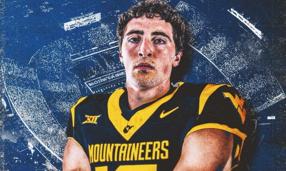 WVU Footabll WR John Neider