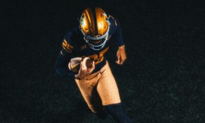 WVU Football 1965 Throwback Uniform Running