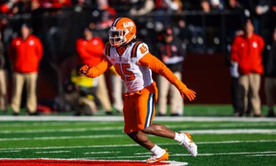 WVU Football LB Malachi Hood with Illinois