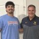 WVU Football OL recruit Austin Hoane with Jack Bicknell