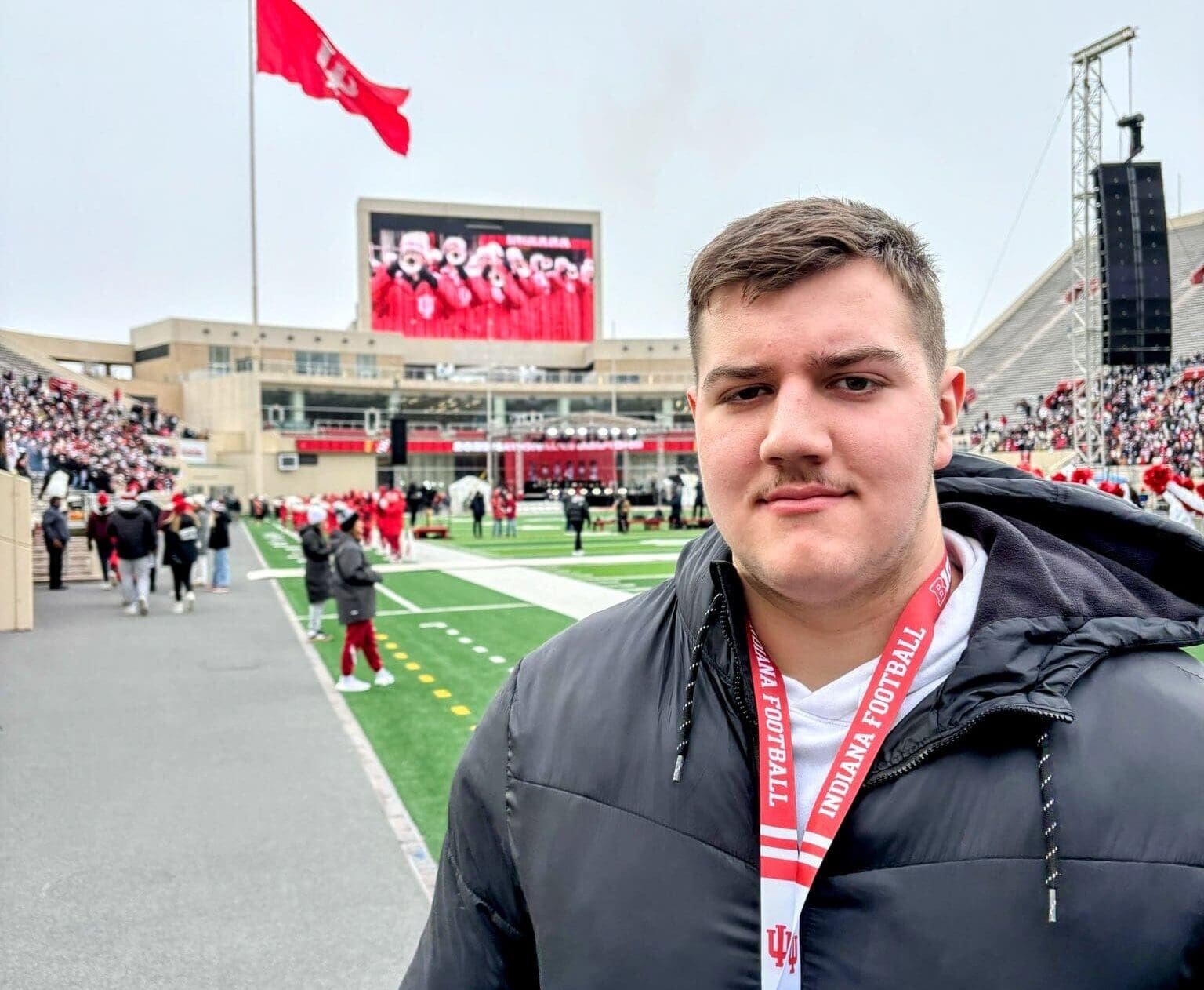 WVU Football OL recruit Mason McDermott at Indiana