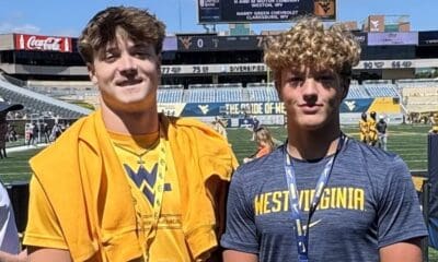 WVU Football QB recruit Maddox Twigg at game