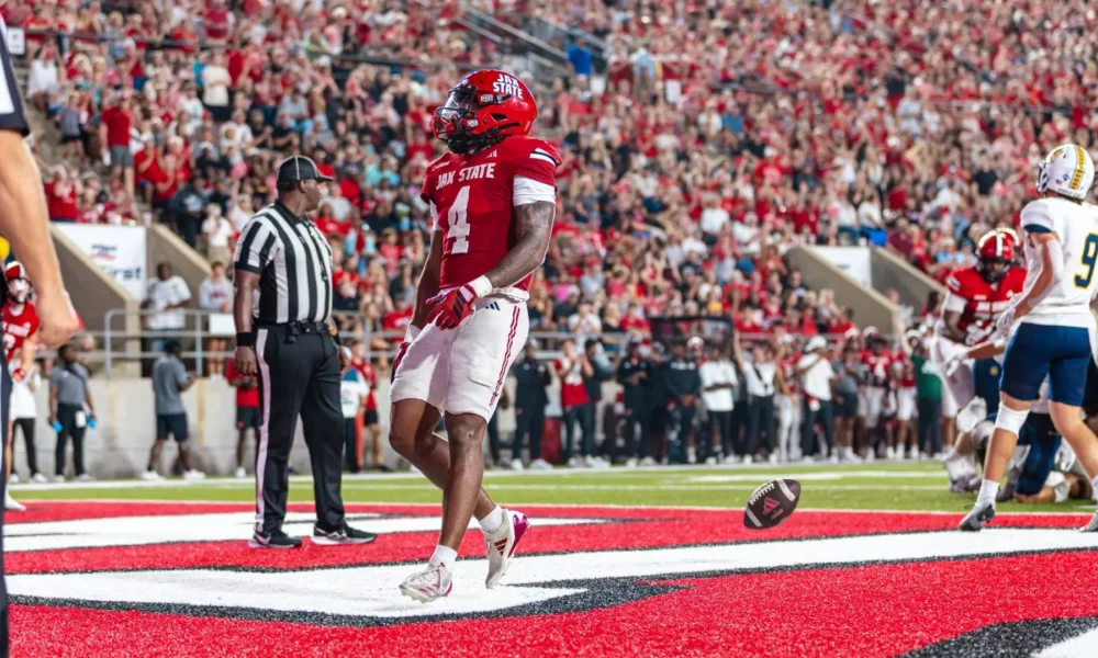 WVU Football RB Cam Cook with Jacksonville State