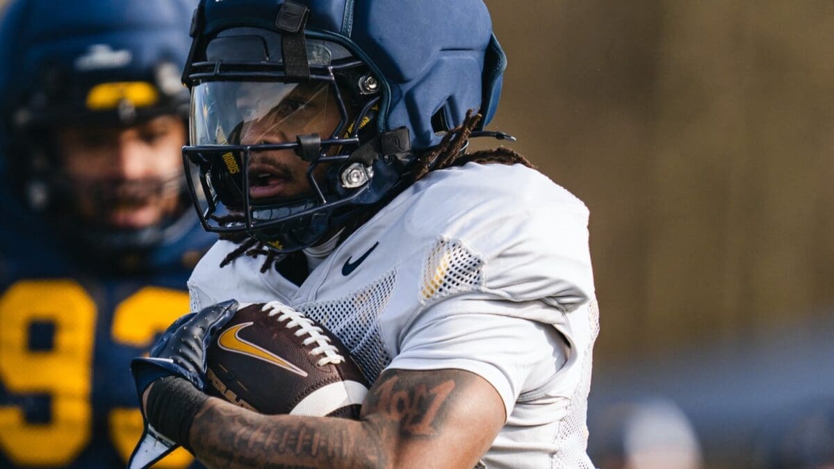 WVU Football RB Cam Cook