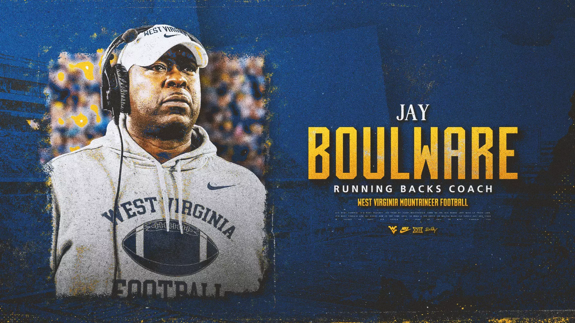 WVU Football RB Coach Jay Boulware