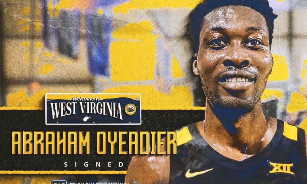 WVU Basketball center Abraham Oyeadier