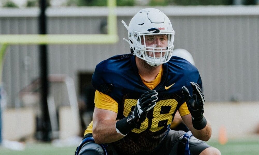 WVU Football OL Nick Malone