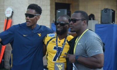 WVU Football alums Rasheed Marshall, Noel Devine and Quincy Wilson