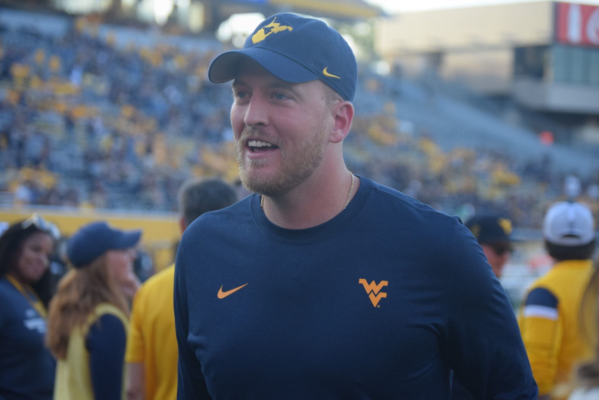 WVU Football TE coach Blaine Stewart