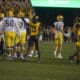 WVU Football Defense Hershey McLaurin against Pitt in Backyard Brawl