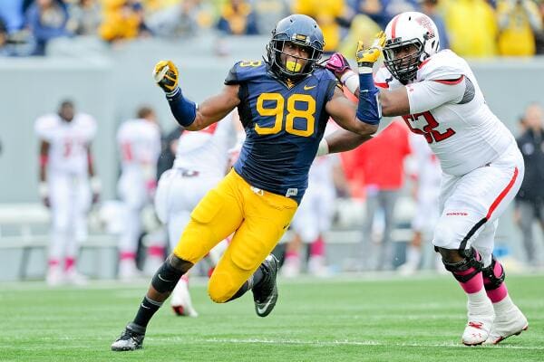 Will Clarke with WVU