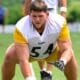 Zach Frazier at Steelers camp