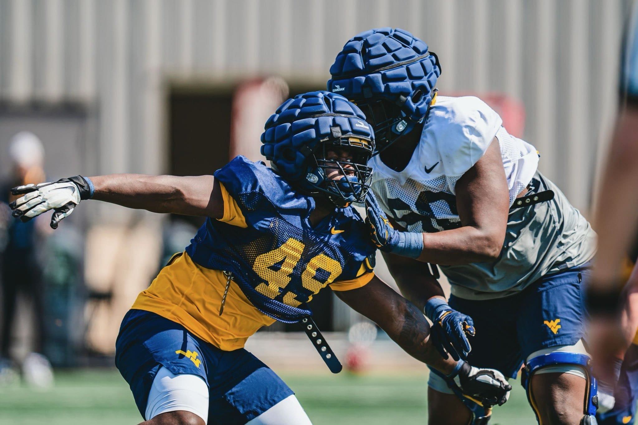WVU Football DL Zyir Daniel