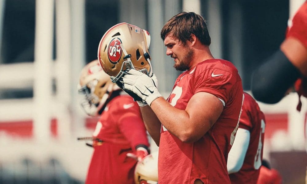 Colton Mckivitz wth 49ers
