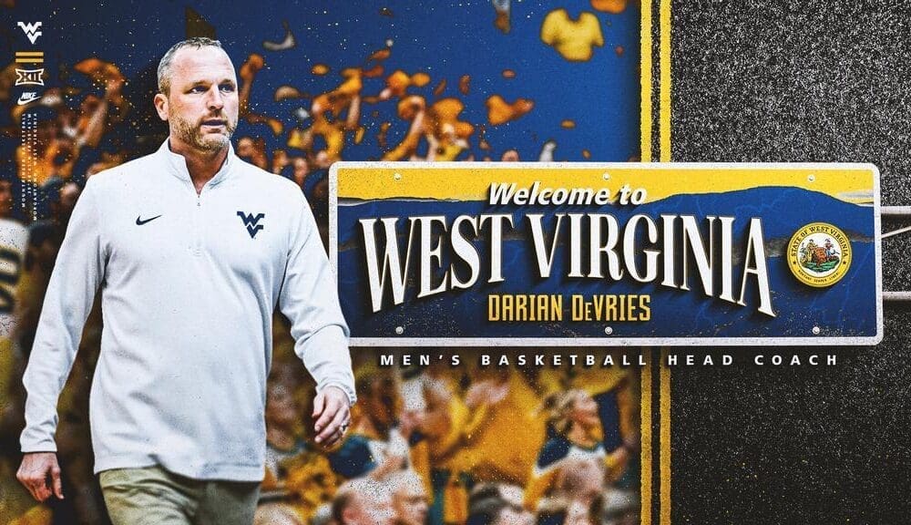 WVU Basketball HC Darian DeVries
