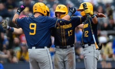 WVU Baseball Grant Hussey hits home run at PNC Park