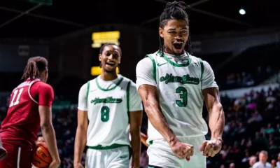 WVU Basketball Jasper Floyd with North Texas
