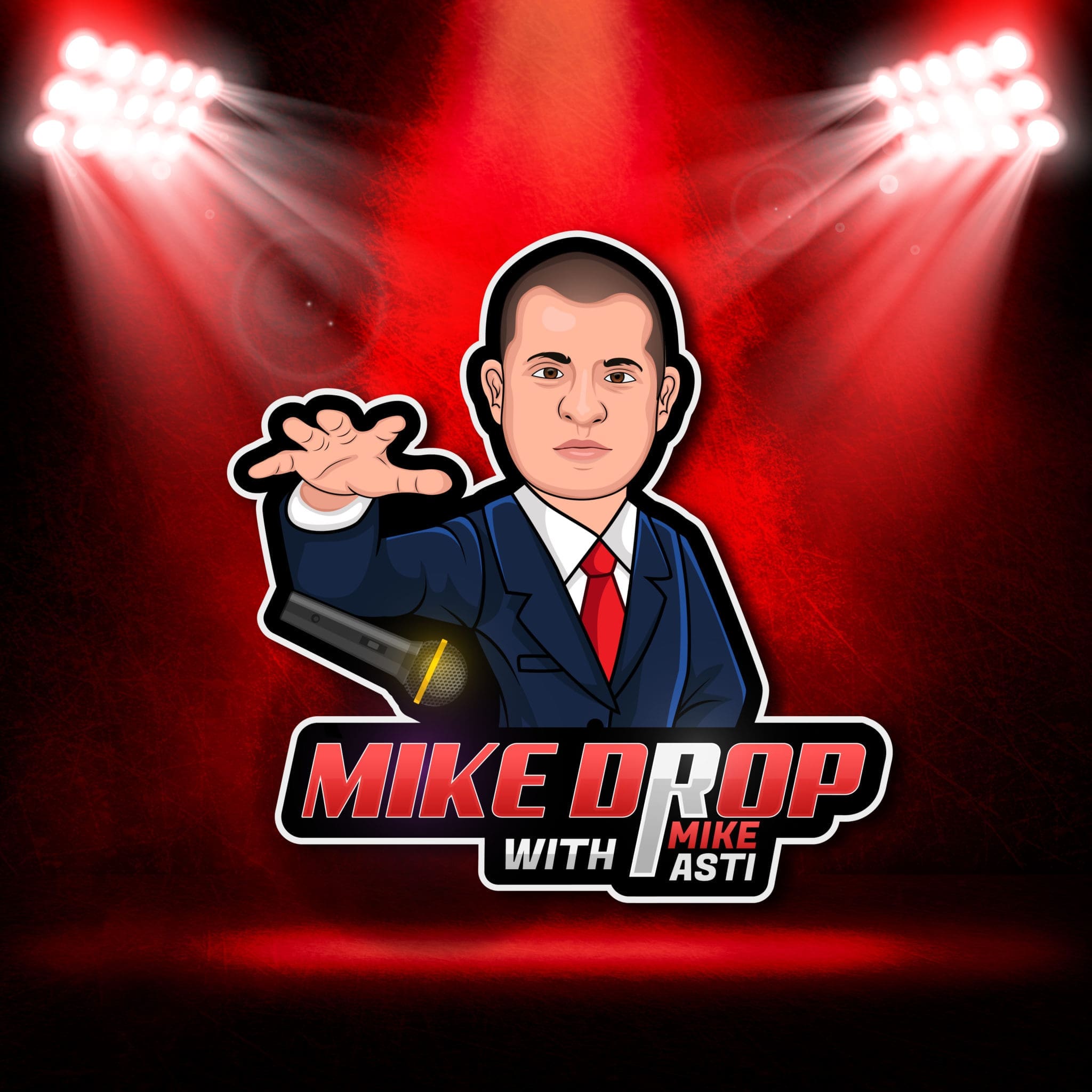 Mike Drop with Mike Asti logo