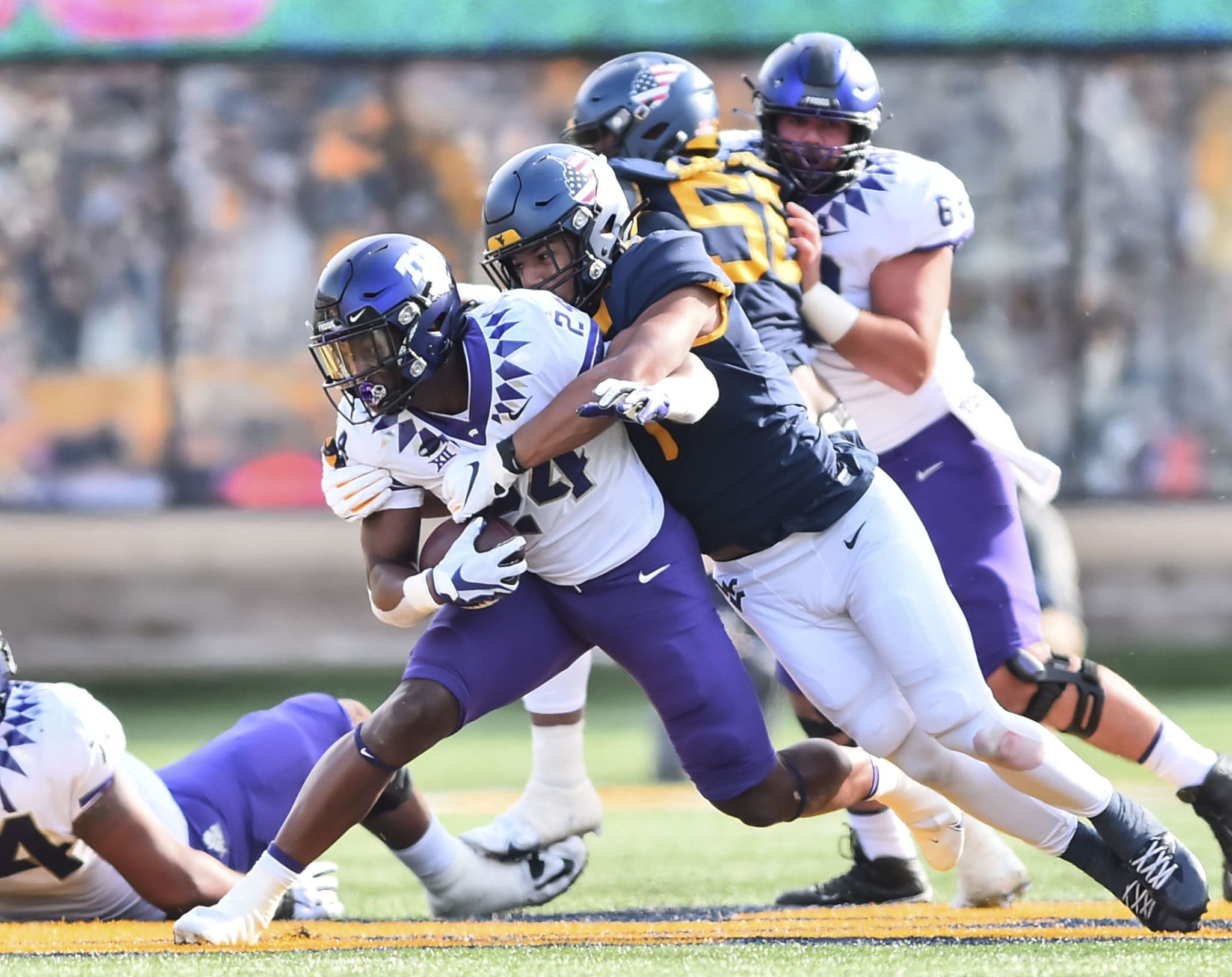 WVU Football against TCU