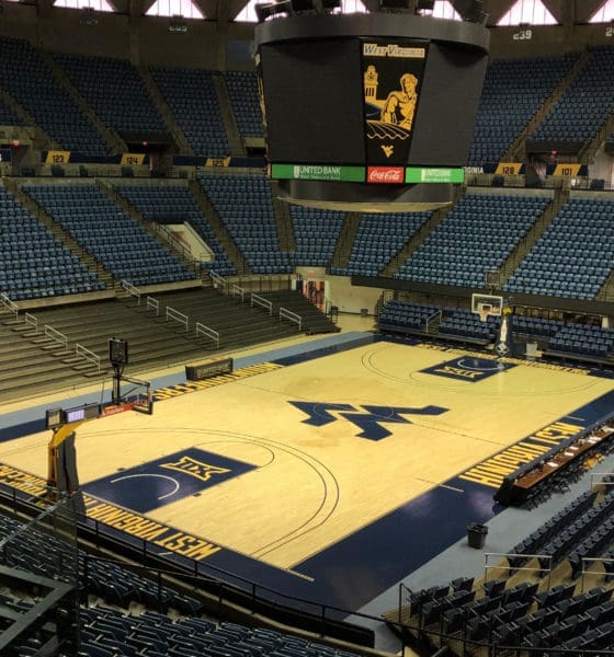 WVU Coliseum empty